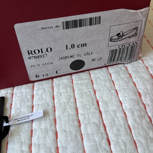 SALVATORE FERRAGAMO ROLO LOAFERS SHOE SZ 6 1/2 gently used excellent condition - Picture 4 of 11